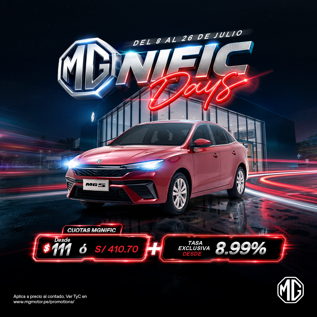 MG 5: Tasa exclusiva desde 8.99%
