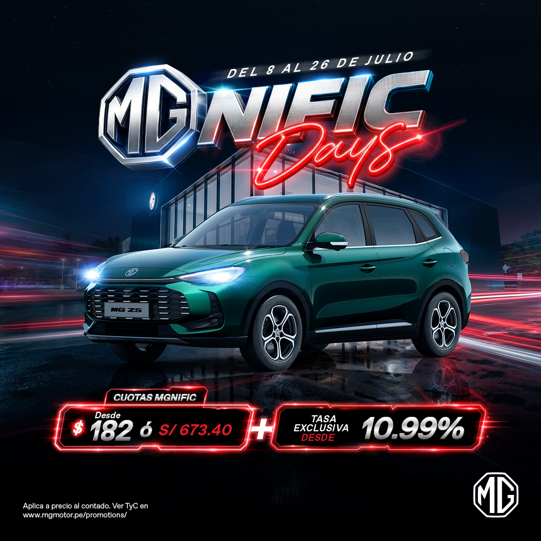 MG ZS: Tasa exclusiva desde 10.99%